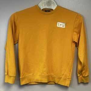 Time and Tru Mustard Yellow Crewneck Sweatshirt Size XL Pre-Owned